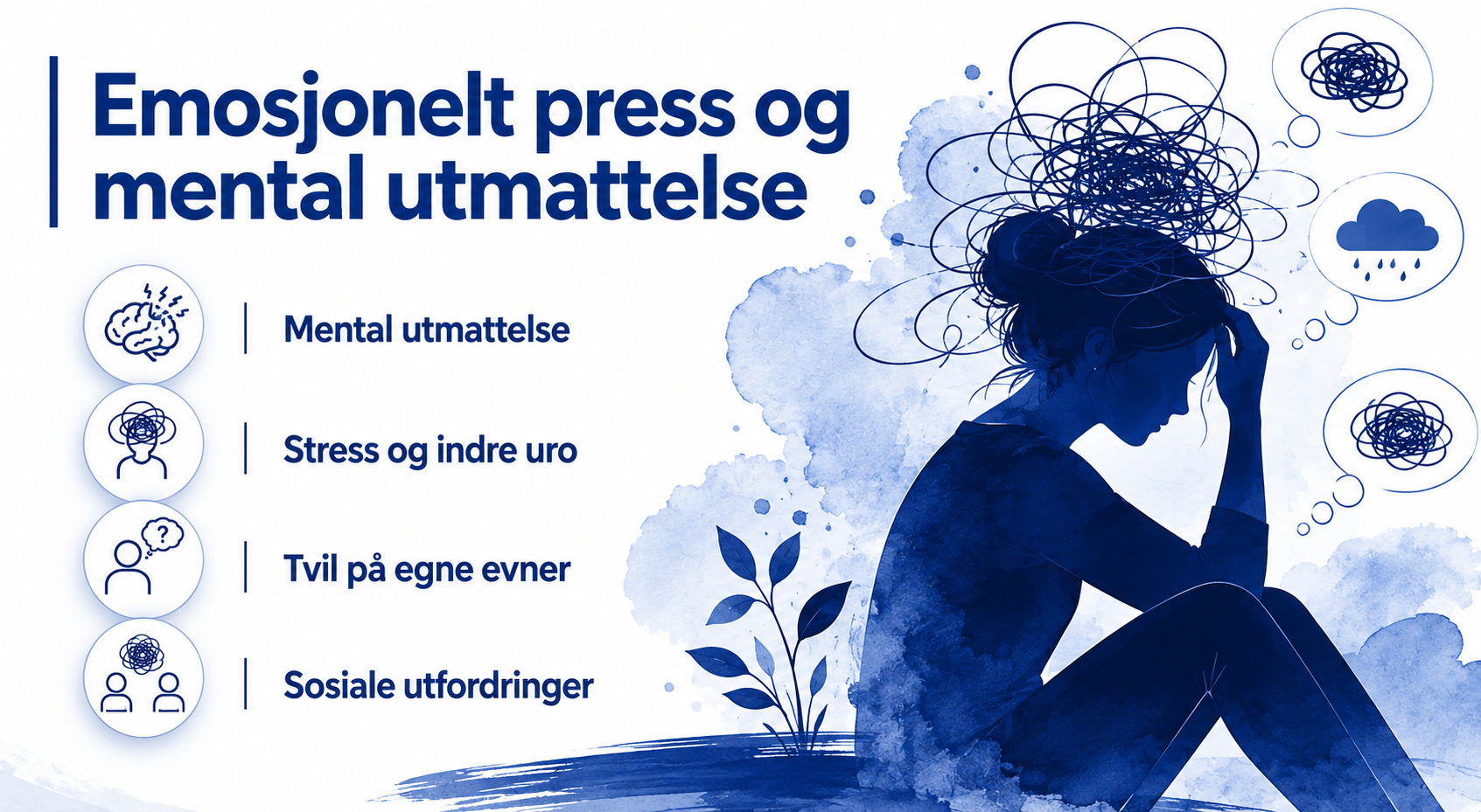 Emosjonelt press og mental utmattelse