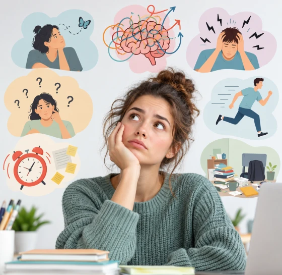 Symptomer og tegn på ADHD
